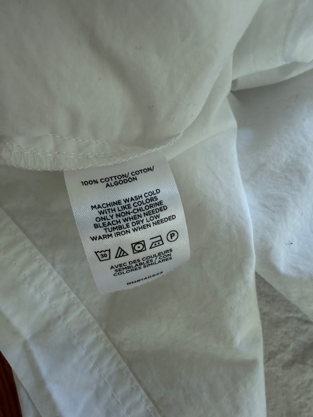 Loft Long Sleeve Button Down White Boxy Shirt XL - Picture 3 of 6